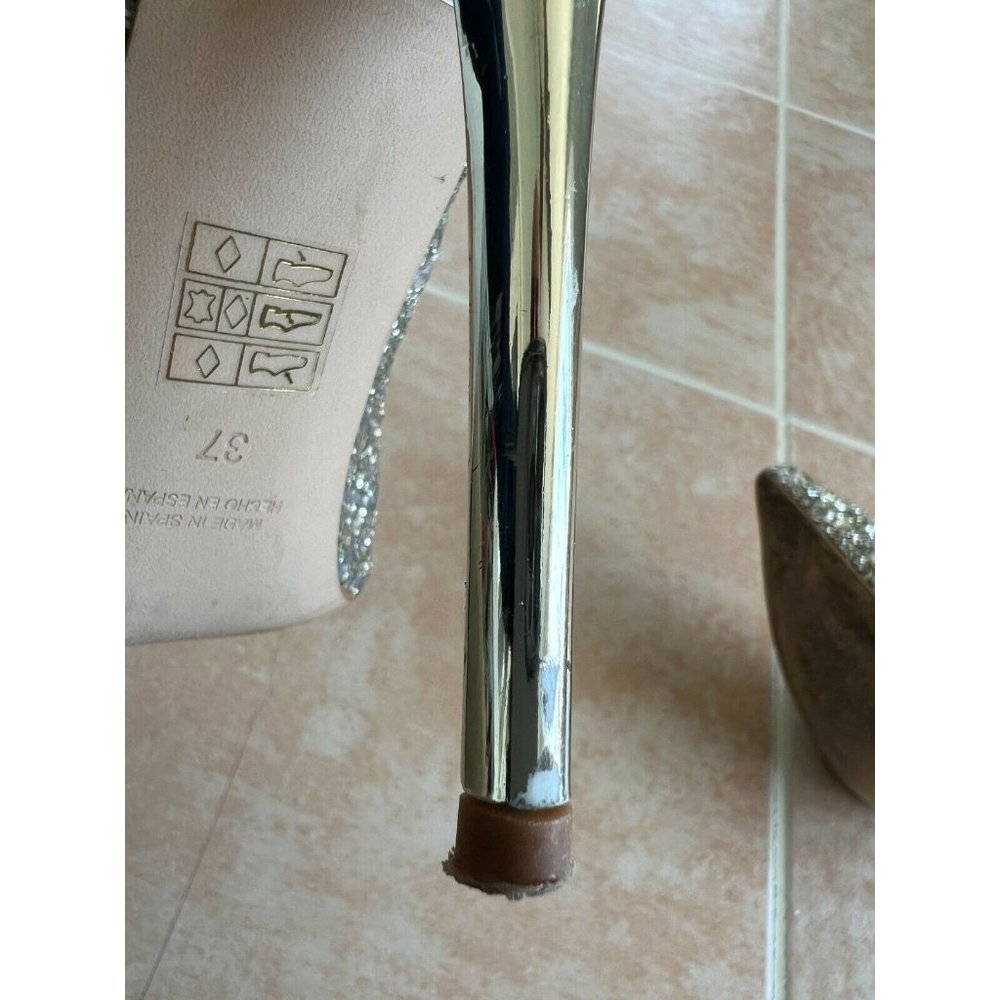 Office London Made in Spain glitter heels size 37 - Picture 9 of 11
